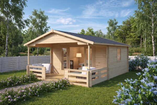 Gartenhaus 15m² | 44mm | 5x4m