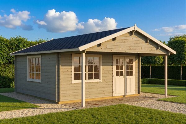 Ferienhaus “Karl” 22m² | 58mm | 5x5m | G0086 Ferienhaus 22m² | 58mm | 5x5m