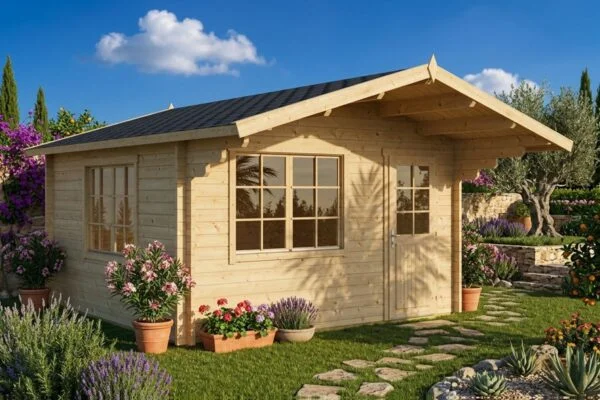 Gartenhaus 14,5m² | 44mm | 4x4m