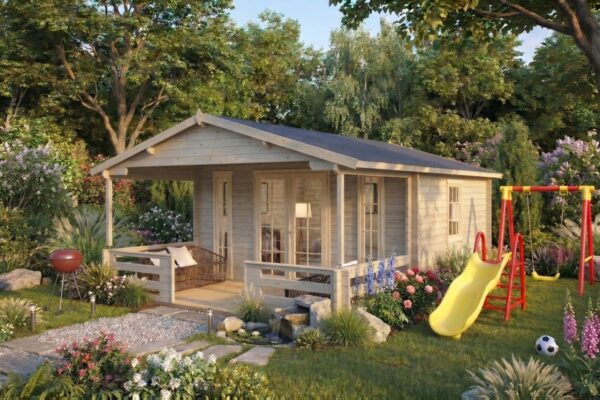 Gartenhaus “Henry” 15m² | 44mm | 5x4m | G0103 Gartenhaus 15m² | 44mm | 5x4m
