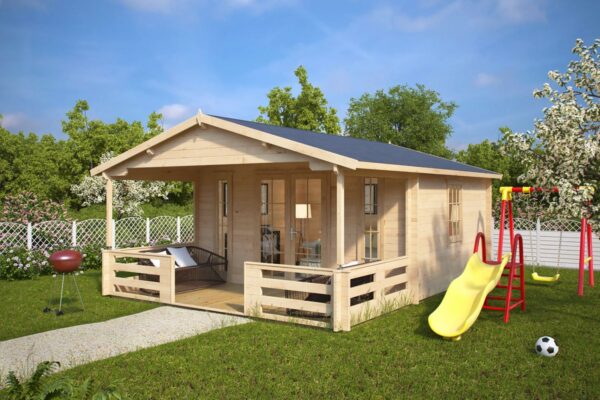 Gartenhaus “Henry” 15m² | 44mm | 5x4m | G0103 Gartenhaus 15m² | 44mm | 5x4m