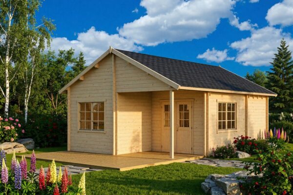 Ferienhaus 31m² | 58mm | 5x7m