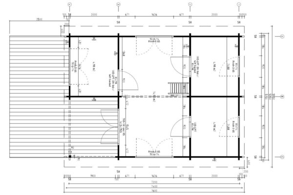 Ferienhaus “Copenhagen” 31m² | 58mm | 5x7m | G0025 Ferienhaus 31m² | 58mm | 5x7m