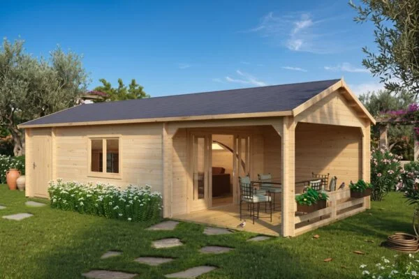 Sommerhaus 22m² | 70mm | 9x4m