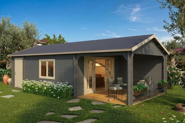Sommerhaus 22m² | 70mm | 9x4m
