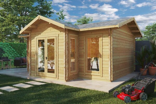 Garden Log Cabin "Eamon" 25m² | 4x6m | G0199