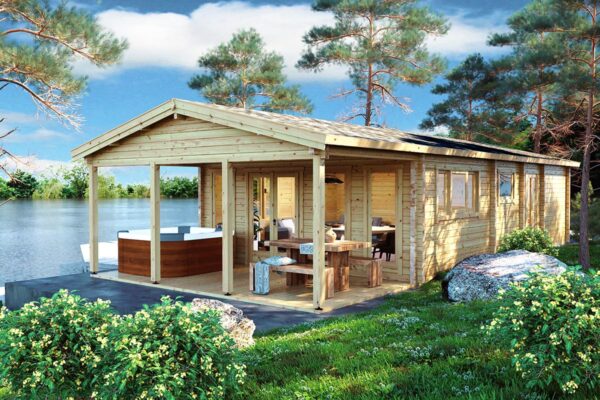 Ferienhaus Holiday A mit zwei Schlafzimmern einem Bad und großer Terrasse | G0202