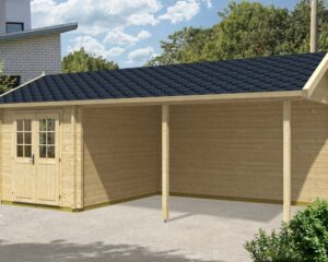 Carport A 21m² / 3,5 x 7 m / 70mm