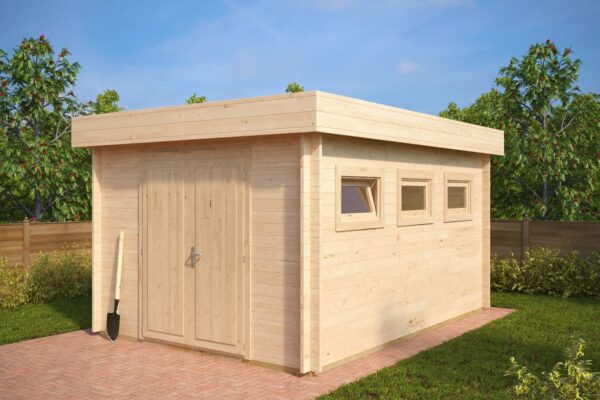 Garden shed Jacob F 12m² / 3,2 x 4,4 m / 40mm