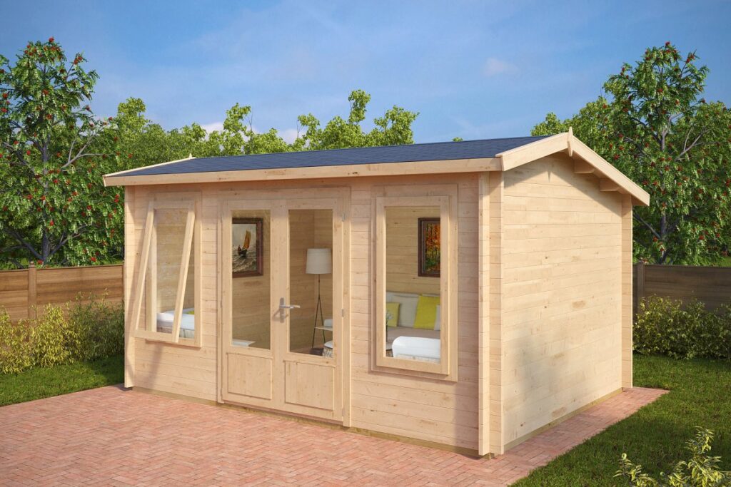 Summer house Eva D 12m² / 3,2 x 4,4 m / 40mm