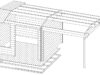 Summer house Nora D with canopy 8,5m² / 3,2 x 3,2 m / 44mm