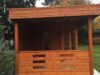 Garden sauna cabin Paula 12,5m² / 7,5 x 3,2 m / 40mm