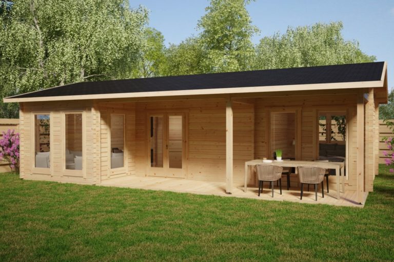 Blockhaus Holiday K 40 m2 / 6 x 10 m / 70mm Hansa Gartenhaus