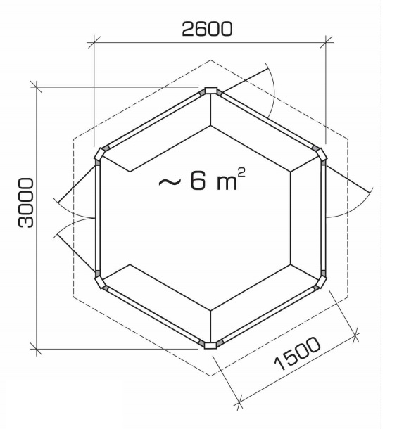 Hexagonal-BBQ-Hut-Ground-Plan