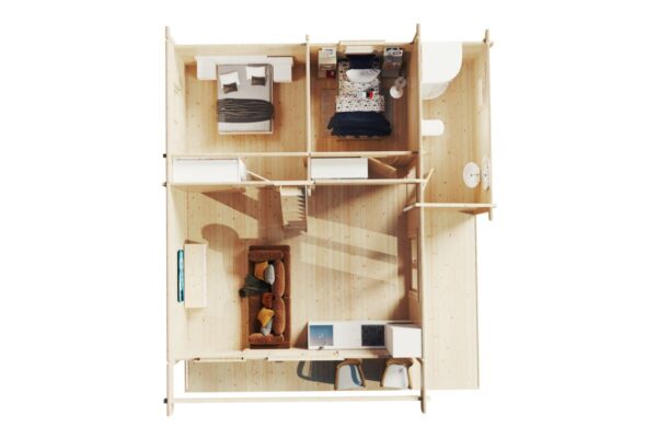 Blockbohlenhaus "Dallas" | G0314 Blockbohlenhaus "Dallas" | G0314