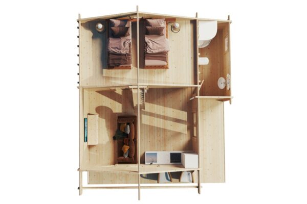 Blockbohlenhaus "Dallas" | G0314 Blockbohlenhaus "Dallas" | G0314