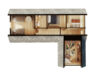 Holzhaus mit zwei Schlafzimmern und Schlafboden „Holiday Max 1“ 85 m2 / 9x12 m / 92 mm