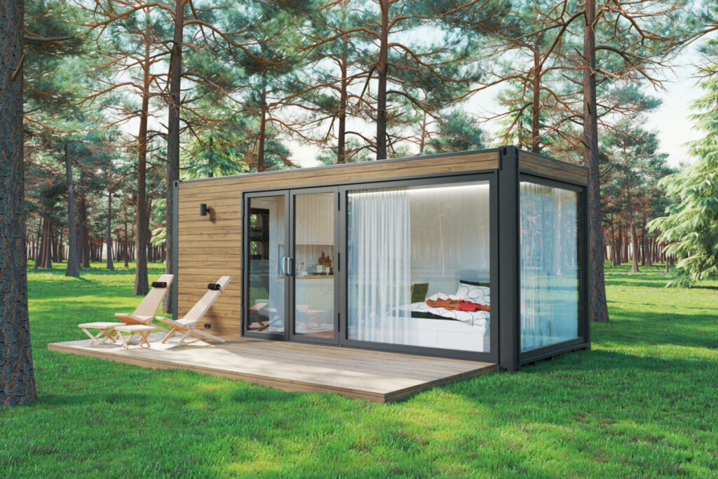 Tiny House Bliss 13.2m² / 6 x 2.5 m Hansa Gartenhaus