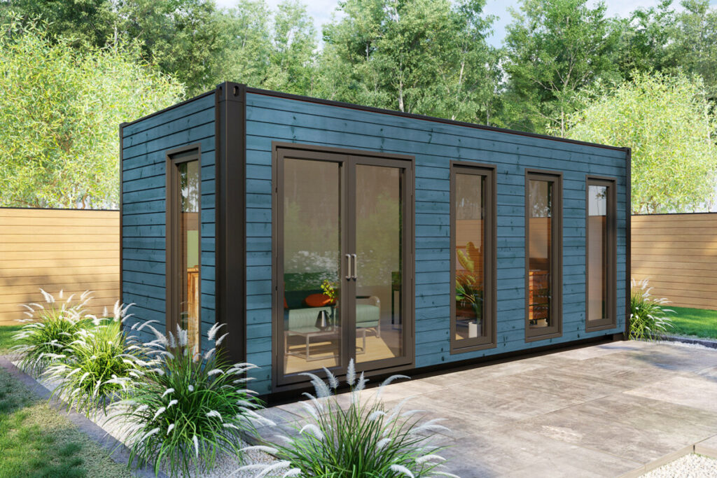 Container Haus V1 Blau