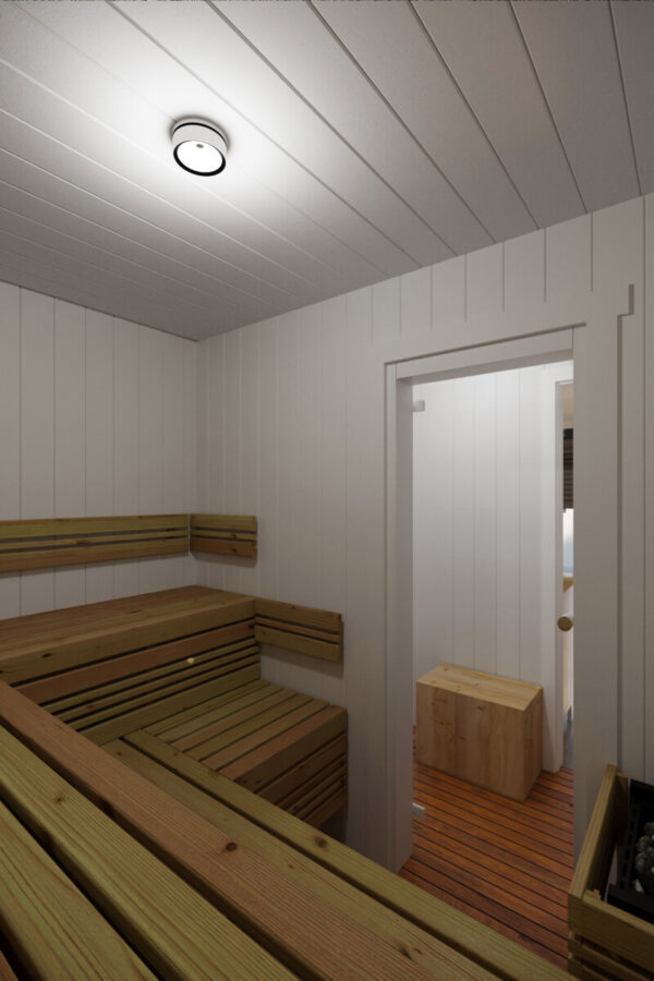 V7 Schiffscontainer Saunakabine sauna