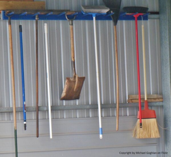 WaifaYie 3-stöckiger Gartenwerkzeug-Organizer Mit Rädern - Stabile Aufbewahrung Für Gartengeräte