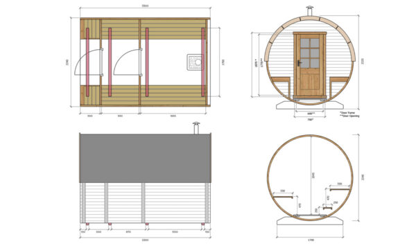 TG006 Fass-Sauna TG006 Fass-Sauna