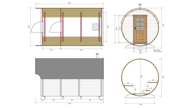 TG002 Fass-Sauna TG002 Fass-Sauna
