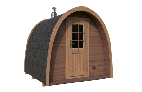 Kleine Iglu-Fasssauna 6m² | 2x3m | 40mm | TG019-10