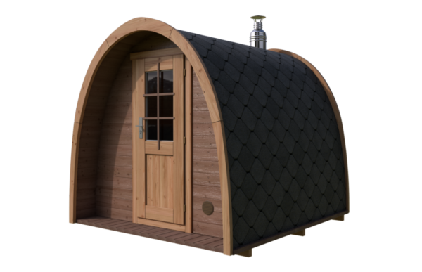 Kleine Iglu-Fasssauna 6m² | 2x3m | 40mm | TG019-11