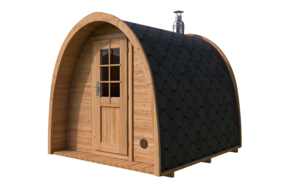 Kleine Iglu-Fasssauna 6m² | 2x3m | 40mm | TG019-2