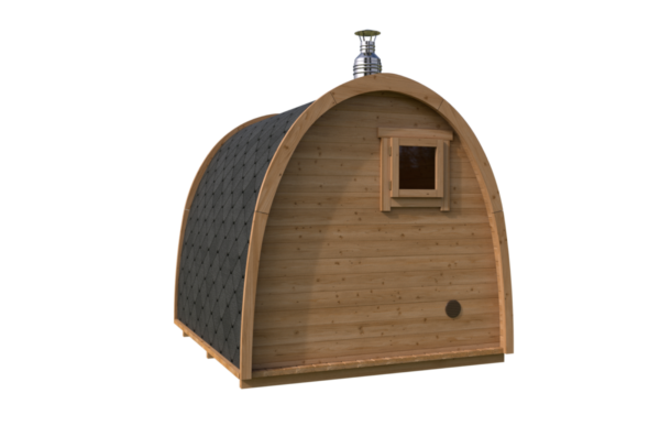 Kleine Iglu-Fasssauna 6m² | 2x3m | 40mm | TG019-6