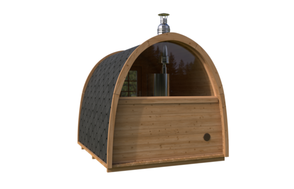 Kleine Iglu-Fasssauna 6m² | 2x3m | 40mm | TG019-8