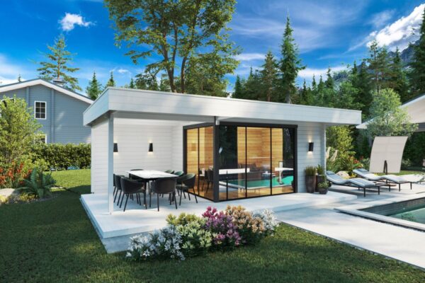 Modern summer house with terrace "Luna" | G0399 Modern summer house with terrace "Luna" | G0399