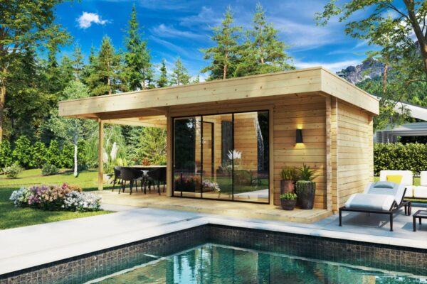 Modern summer house with terrace "Luna" | G0399 Modern summer house with terrace "Luna" | G0399