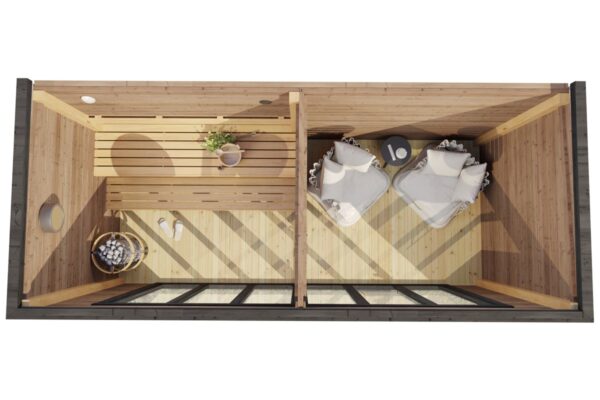 Large Modern Garden Sauna "Lyngen" | G0427 | Fjord Series