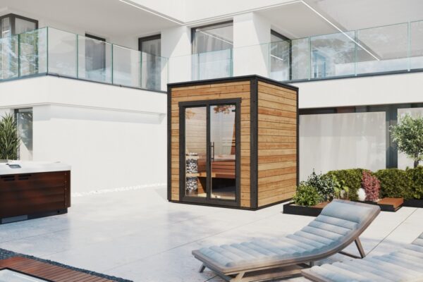 Small Modern Outdoor Sauna Room "Lyse" | G0426 | Fjord Series