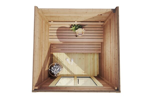 Small Modern Outdoor Sauna Room "Lyse" | G0426 | Fjord Series
