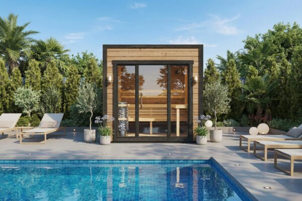 Small Modern Sauna Cabin "Sogne" | G0425 | Fjord Series