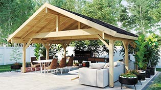 Gartenpavillons aus Holz