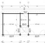 Gartenhaus mit zwei Räumen und WC „Granada” 20,8m² | 70mm | 7x4m