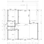 Blockbohlenhaus mit zwei Schlafzimmern „Toledo” 75m² | 70mm | 11x10m