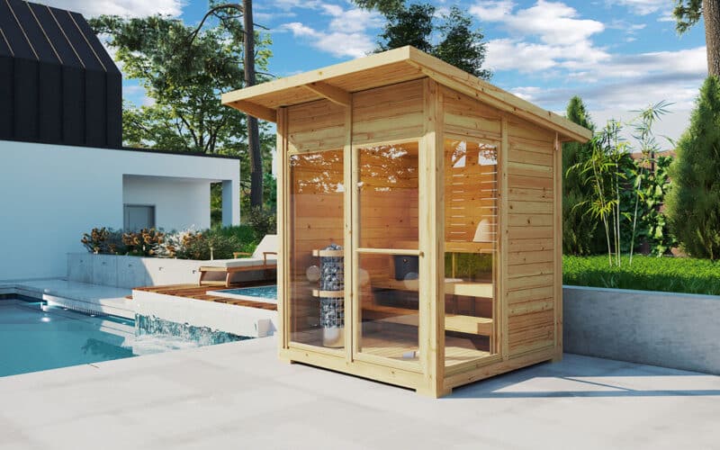 Small Garden Sauna Cabin - G0383