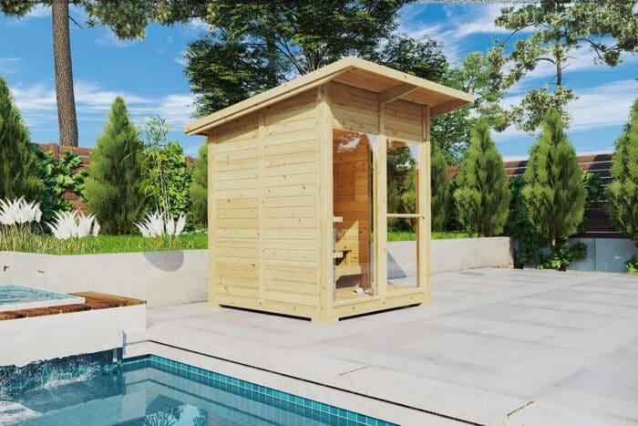 Small Garden Sauna Cabin - G0383