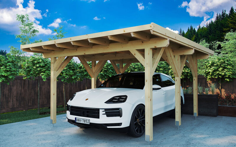 Wooden Carport Kit "Dora" | G0404
