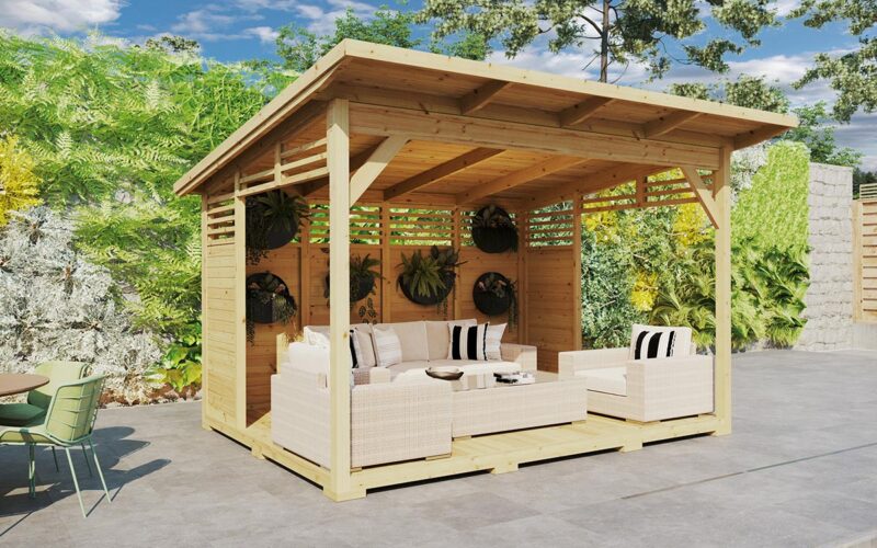 Wooden Gazebo B Plus | Pergola Holz B Plus | G0382